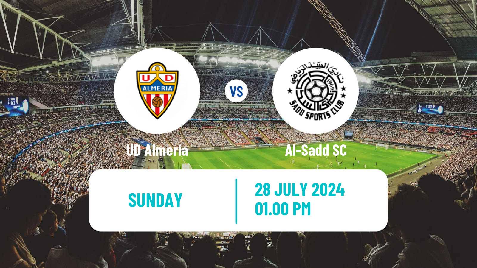 Soccer Club Friendly Almería - Al-Sadd