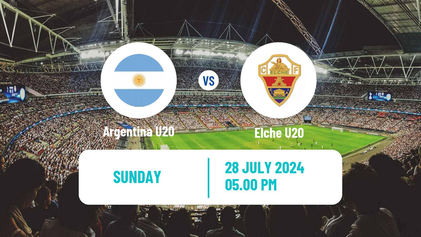 Soccer COTIF Tournament Argentina U20 - Elche U20