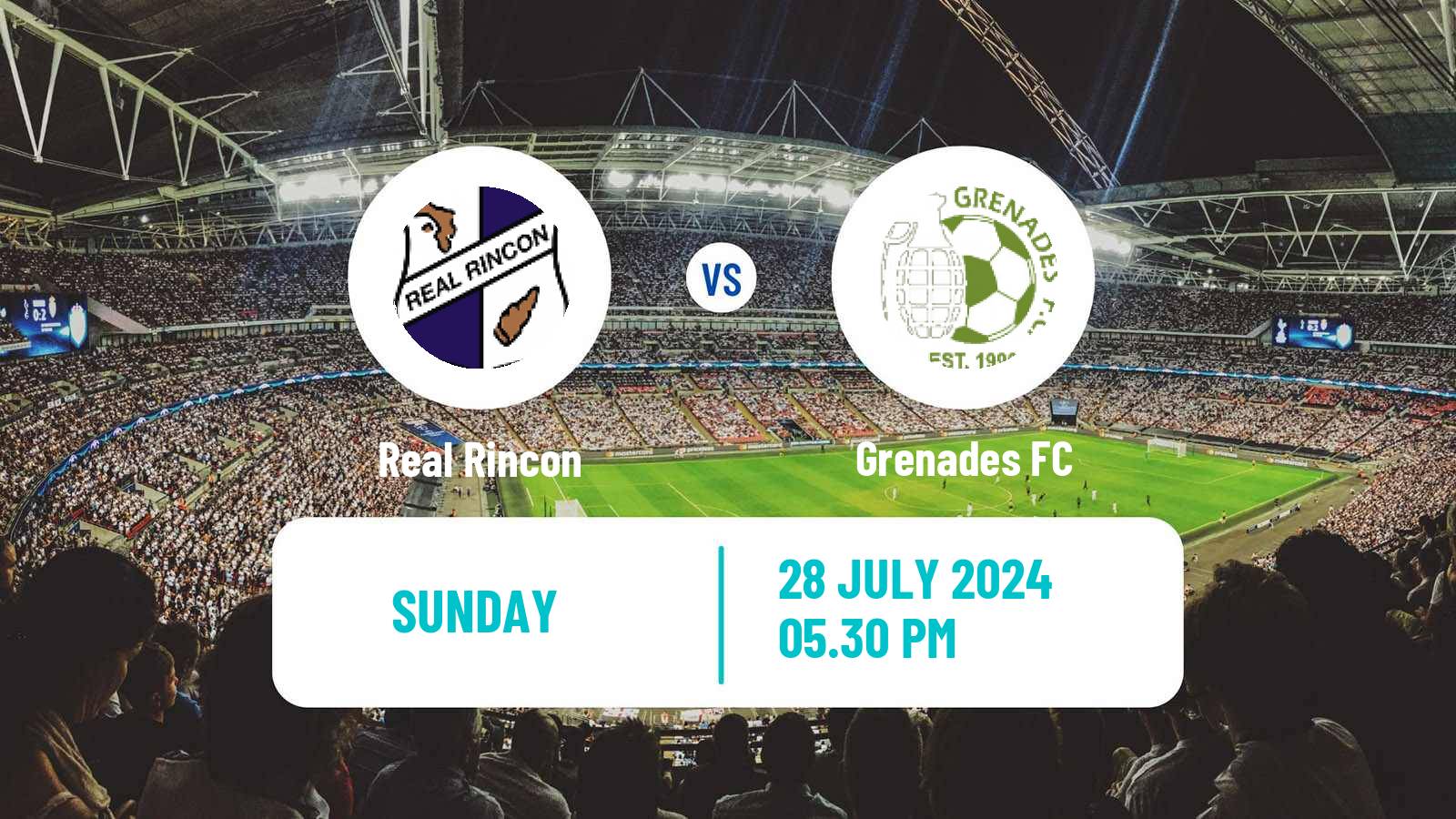 Soccer CONCACAF Caribbean Shield Real Rincon - Grenades