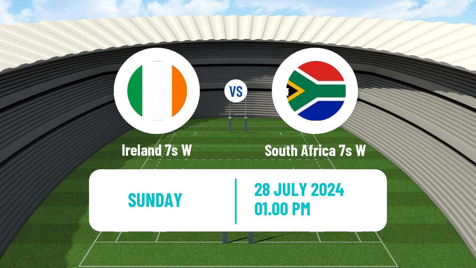 Rugby union Olympic Games 7s Rugby Women Ireland 7s W - South Africa 7s W