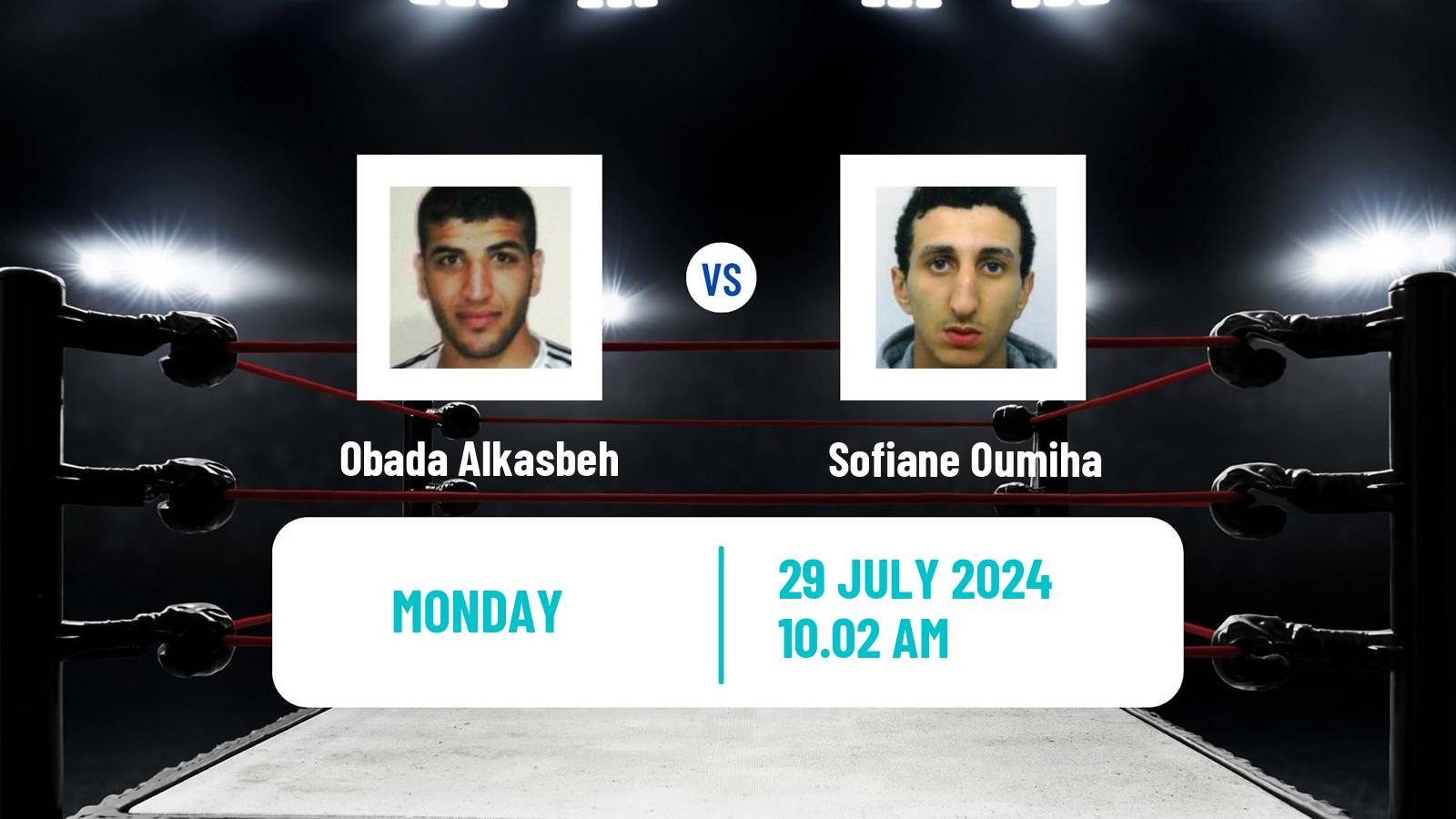 Boxing Lightweight Olympic Games Men Obada Alkasbeh - Sofiane Oumiha