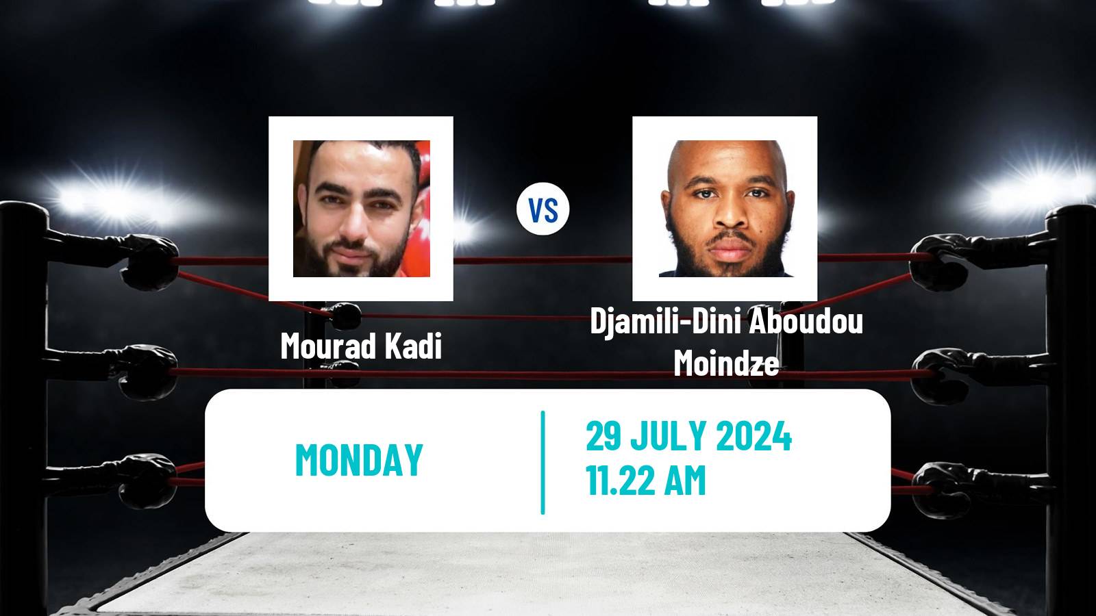 Boxing Super Heavyweight Olympic Games Men Mourad Kadi - Djamili-Dini Aboudou Moindze