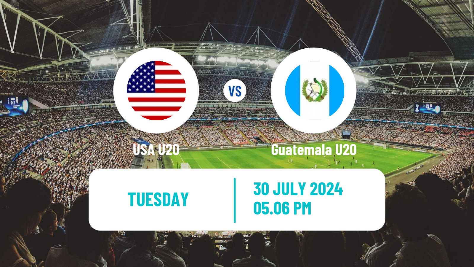 Soccer CONCACAF Championship U20 USA U20 - Guatemala U20