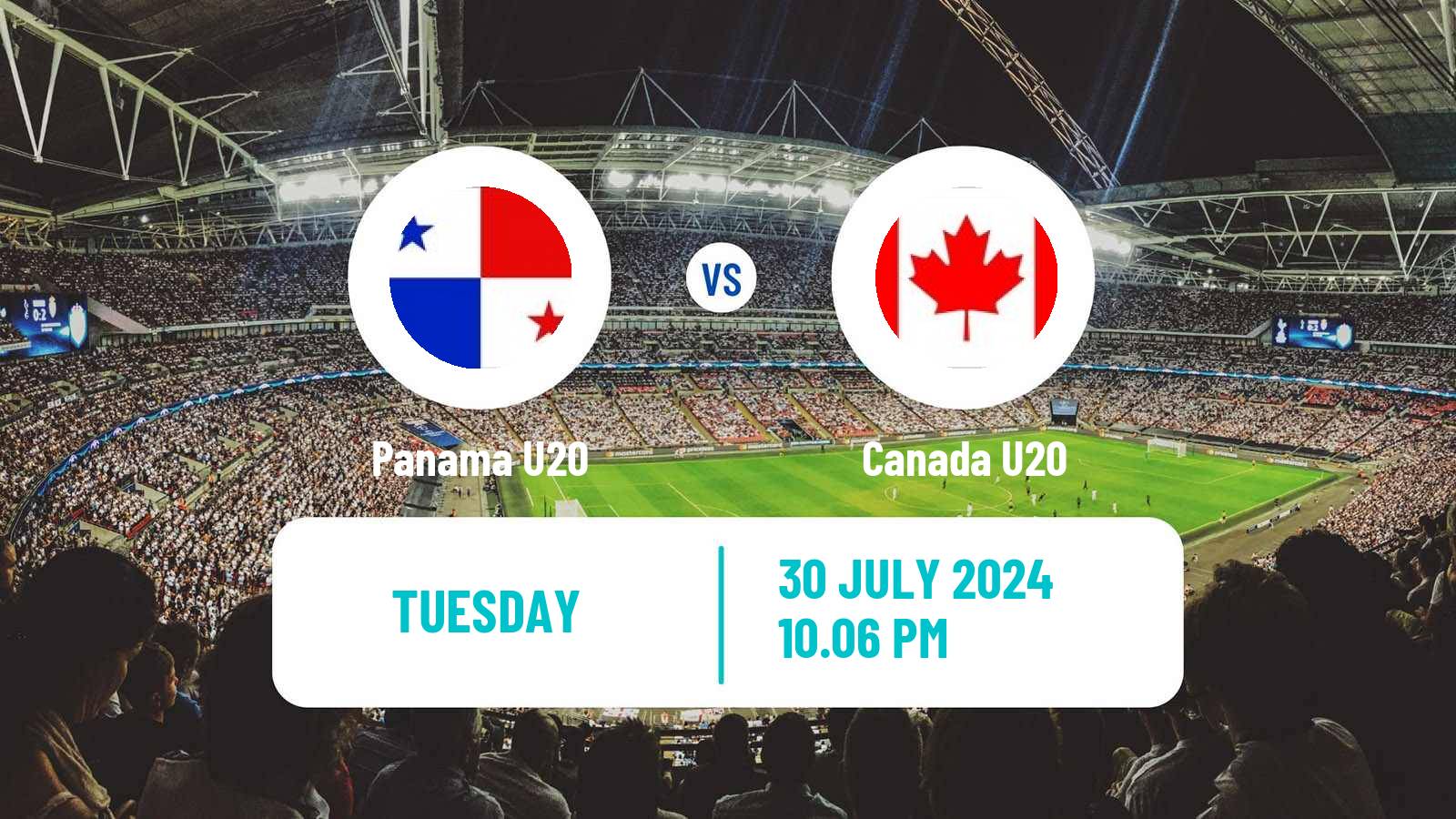 Soccer CONCACAF Championship U20 Panama U20 - Canada U20