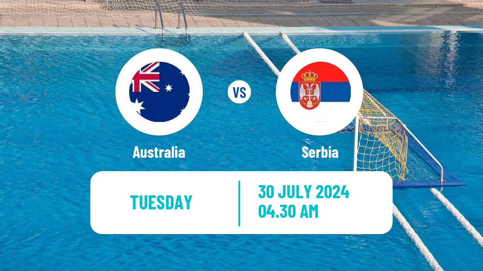 Water polo Olympic Games - Water polo Australia - Serbia