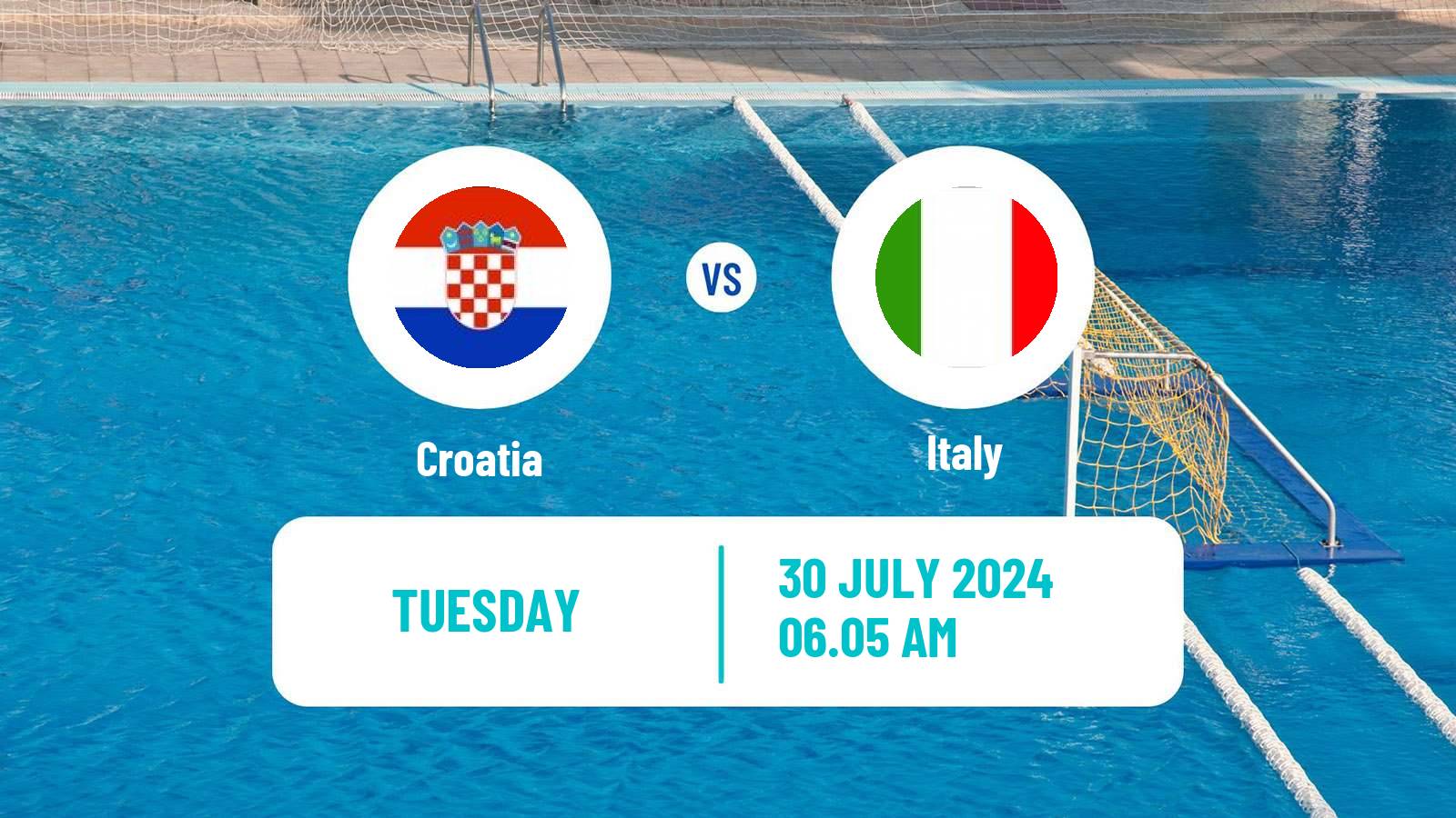 Water polo Olympic Games - Water polo Croatia - Italy