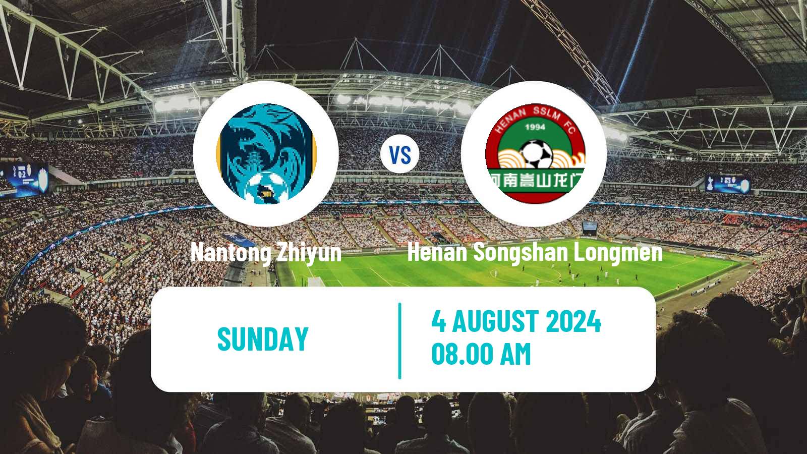 Soccer Chinese Super League Nantong Zhiyun - Henan Songshan Longmen