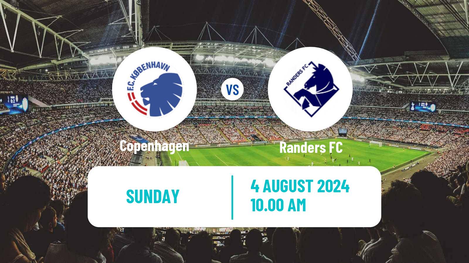 Soccer Danish Superliga Copenhagen - Randers FC