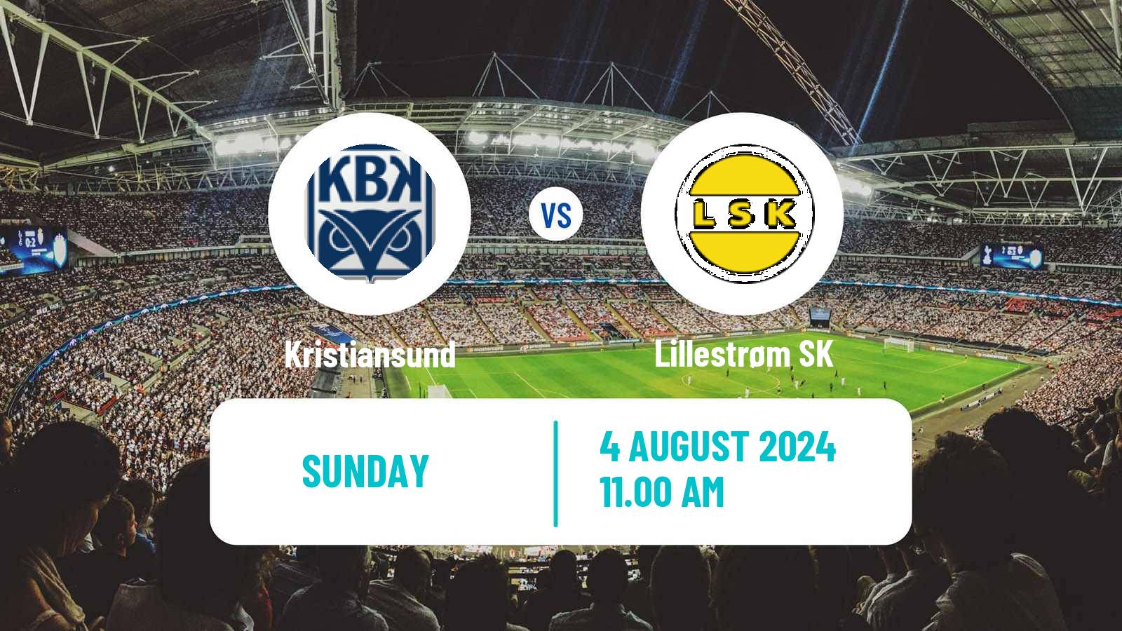 Soccer Norwegian Eliteserien Kristiansund - Lillestrøm SK