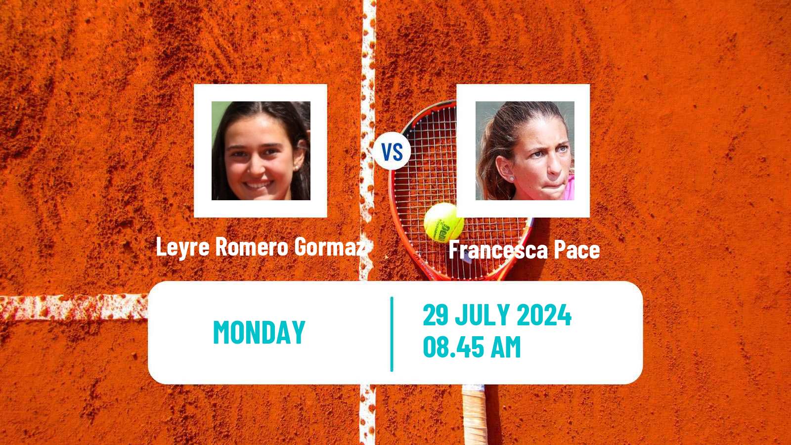 Tennis ITF W75 Cordenons Women Leyre Romero Gormaz - Francesca Pace