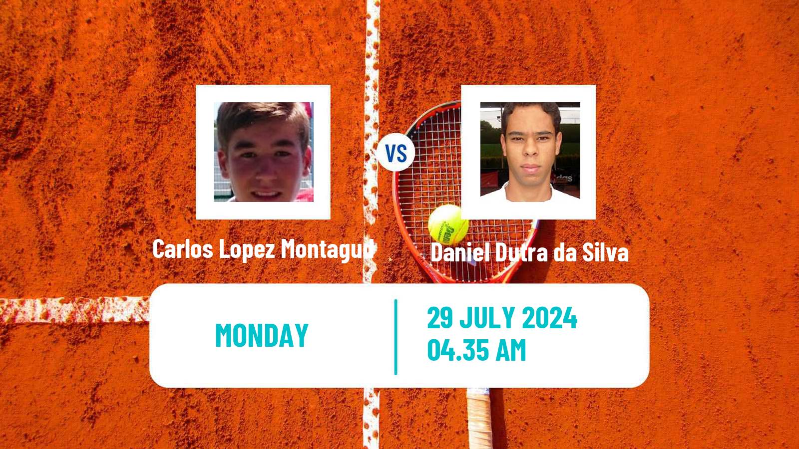 Tennis San Marino Challenger Men Carlos Lopez Montagud - Daniel Dutra da Silva