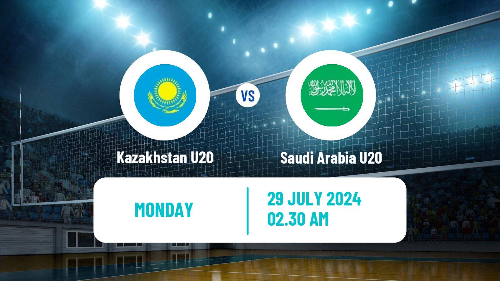 Volleyball Asian Championship U20 Volleyball Kazakhstan U20 - Saudi Arabia U20