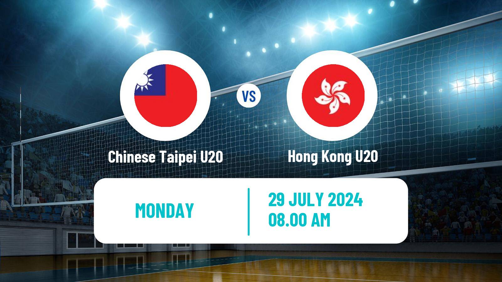 Volleyball Asian Championship U20 Volleyball Chinese Taipei U20 - Hong Kong U20