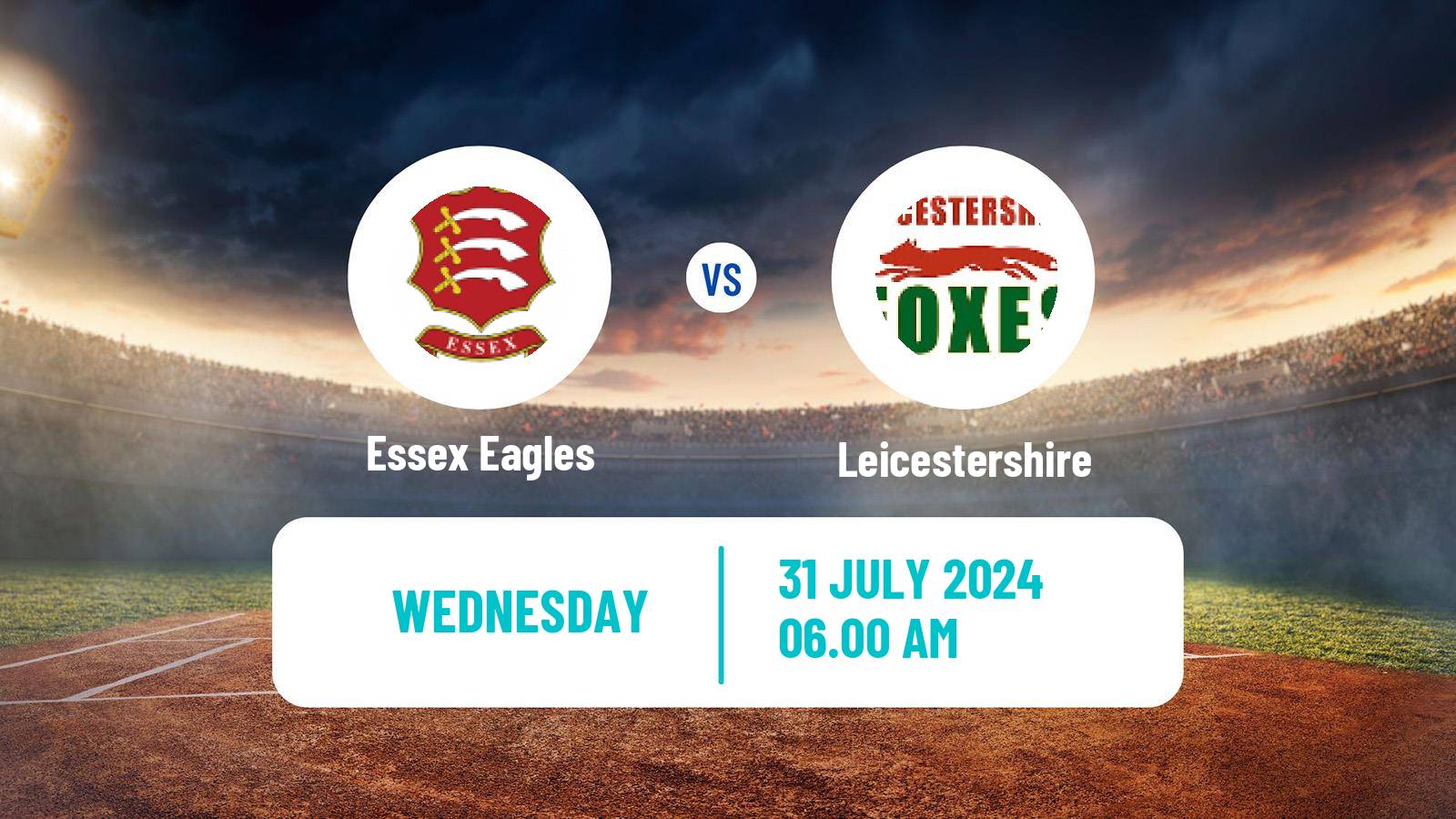 Cricket Royal London One-Day Cup Essex - Leicestershire