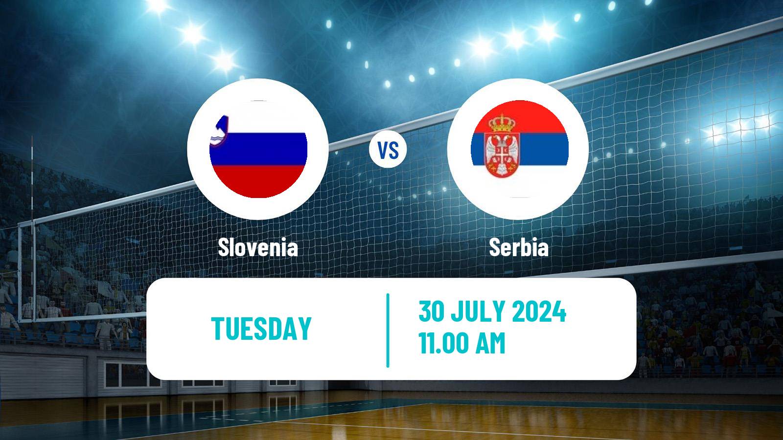 Volleyball Olympic Games - Volleyball Slovenia - Serbia