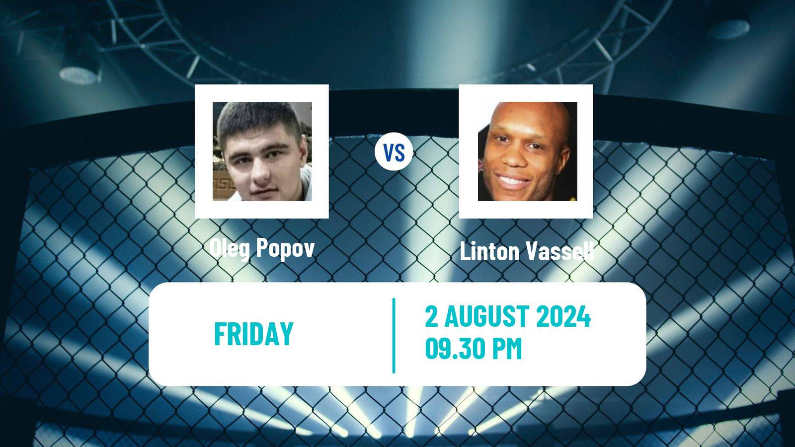 MMA Heavyweight Pfl Men Oleg Popov - Linton Vassell