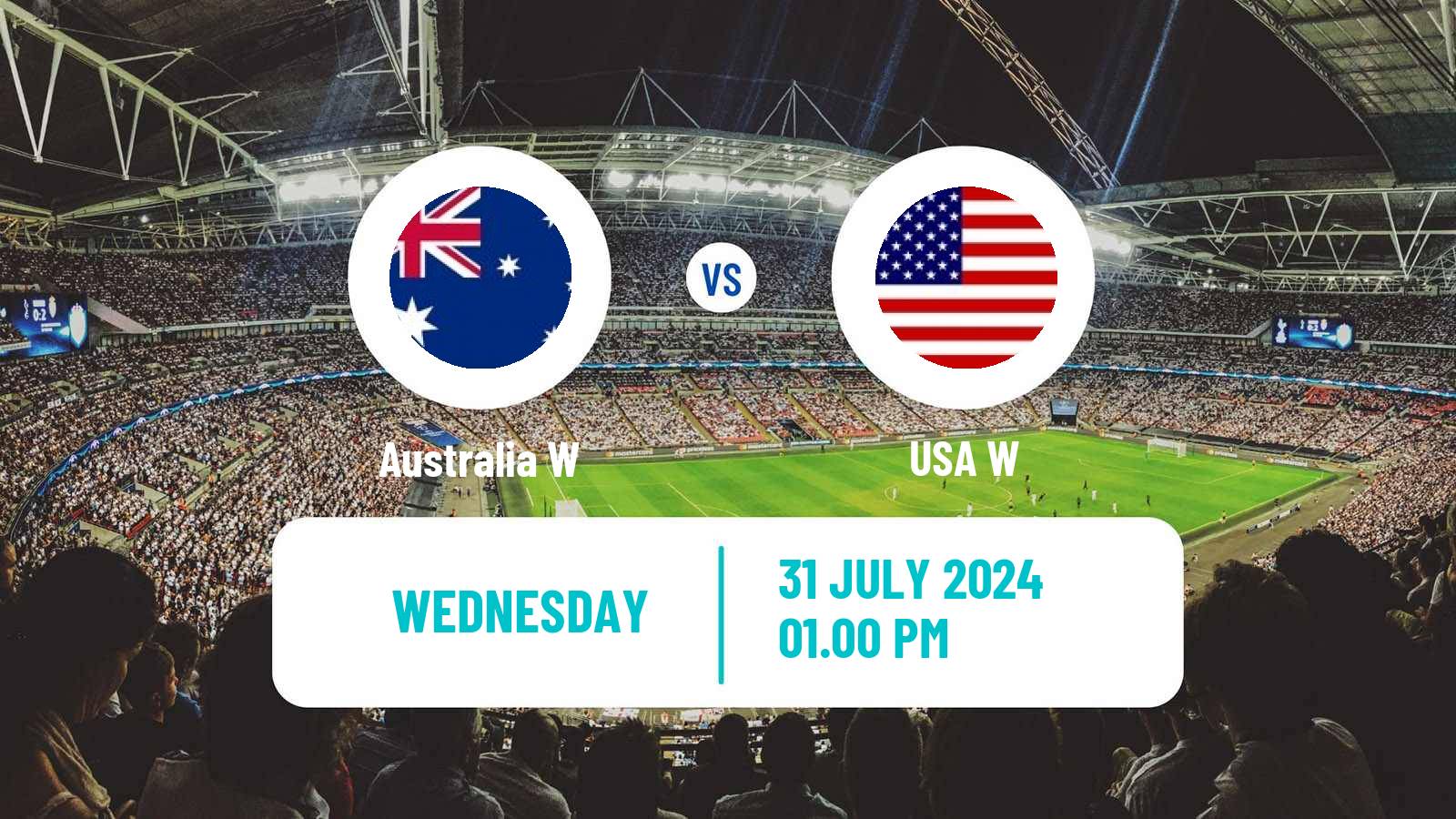 Soccer Olympic Games - Football Women Australia W - USA W