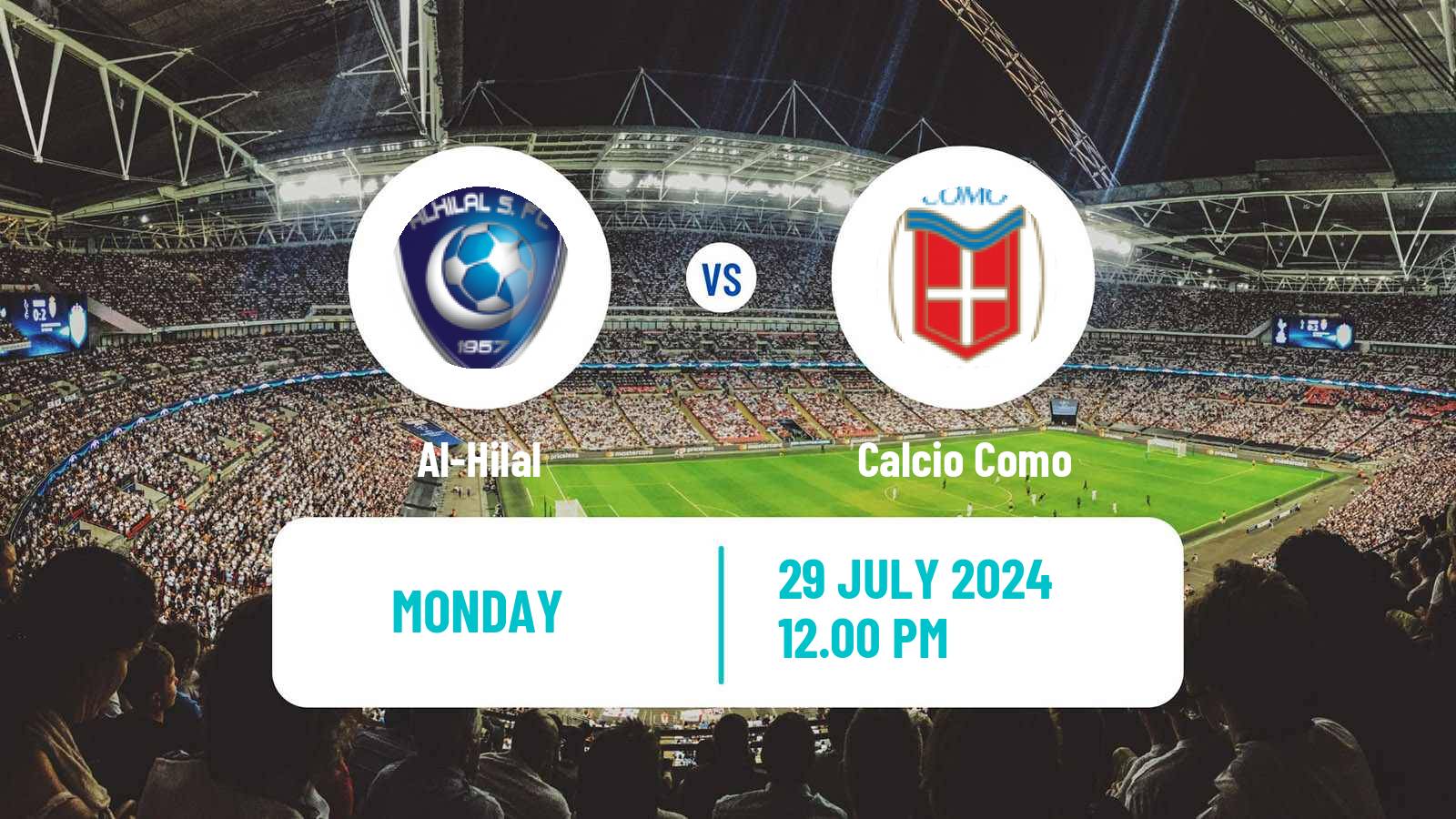 Soccer Club Friendly Al-Hilal - Como