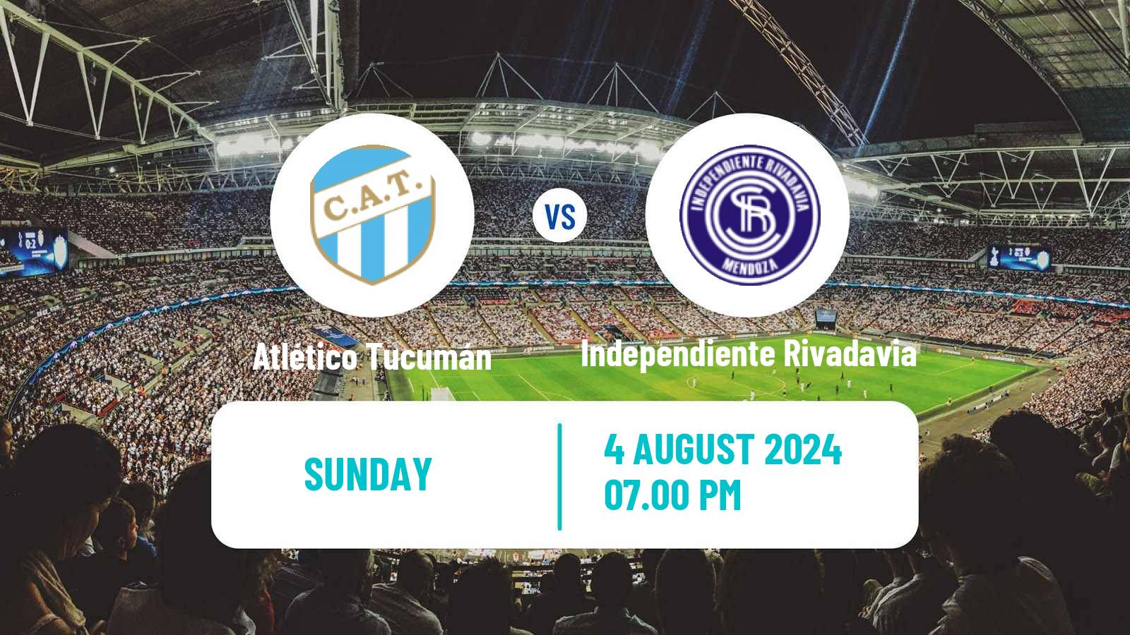 Soccer Argentinian Liga Profesional Atlético Tucumán - Independiente Rivadavia