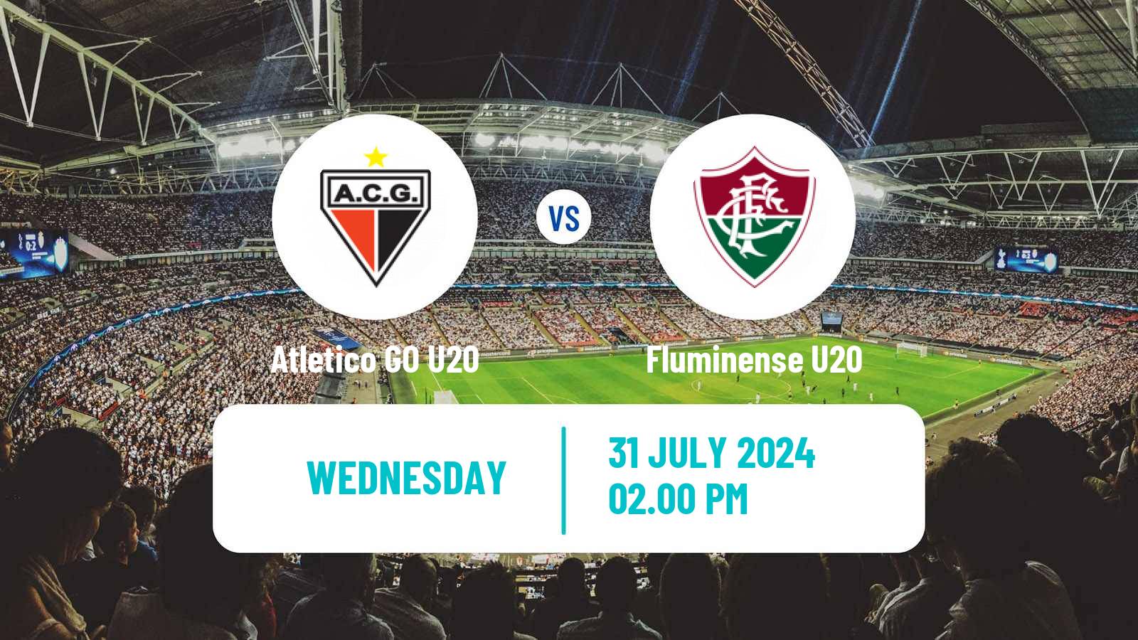 Soccer Brasileiro U20 Atletico GO U20 - Fluminense U20