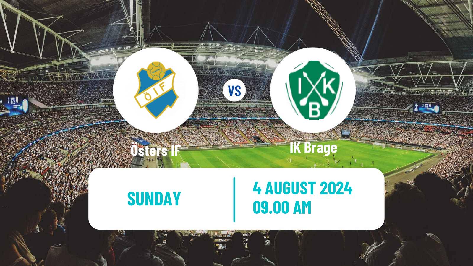 Soccer Swedish Superettan Öster - Brage