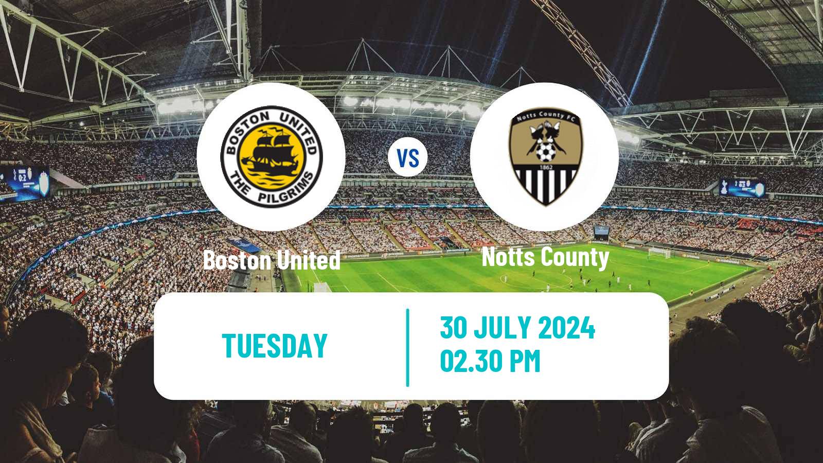 Soccer Club Friendly Boston United - Notts County