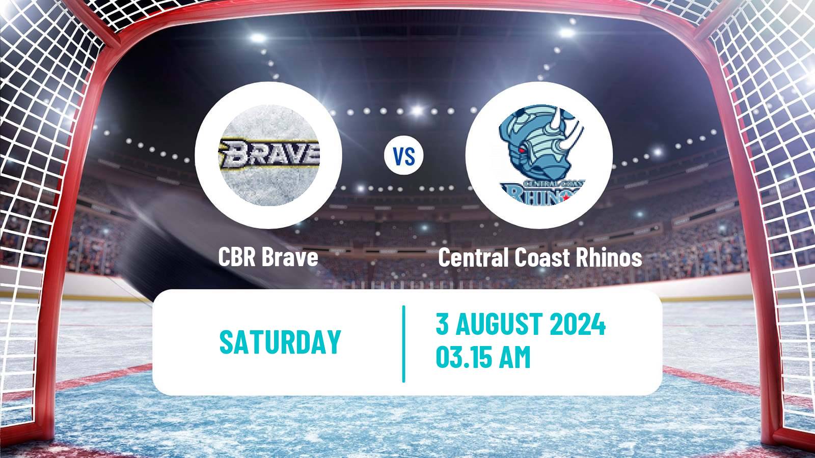 Hockey Australian Ice Hockey League CBR Brave - Central Coast Rhinos