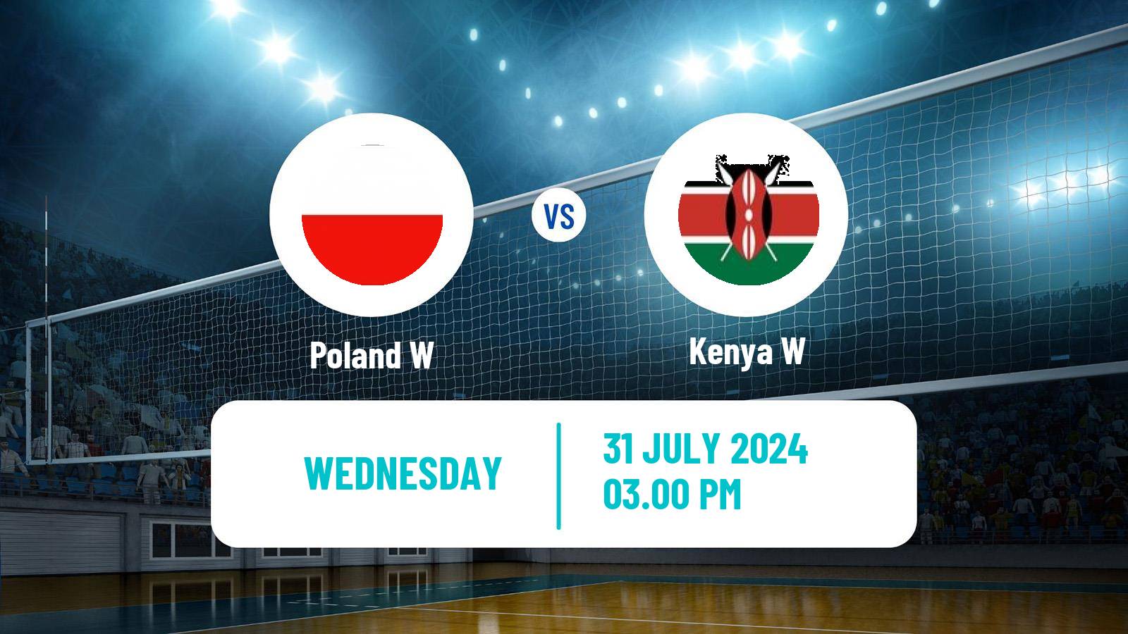 Volleyball Olympic Games - Volleyball Women Poland W - Kenya W