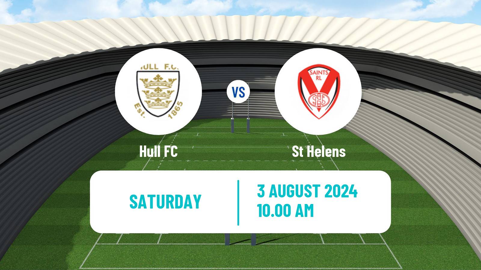 Rugby league Super League Rugby Hull - St Helens