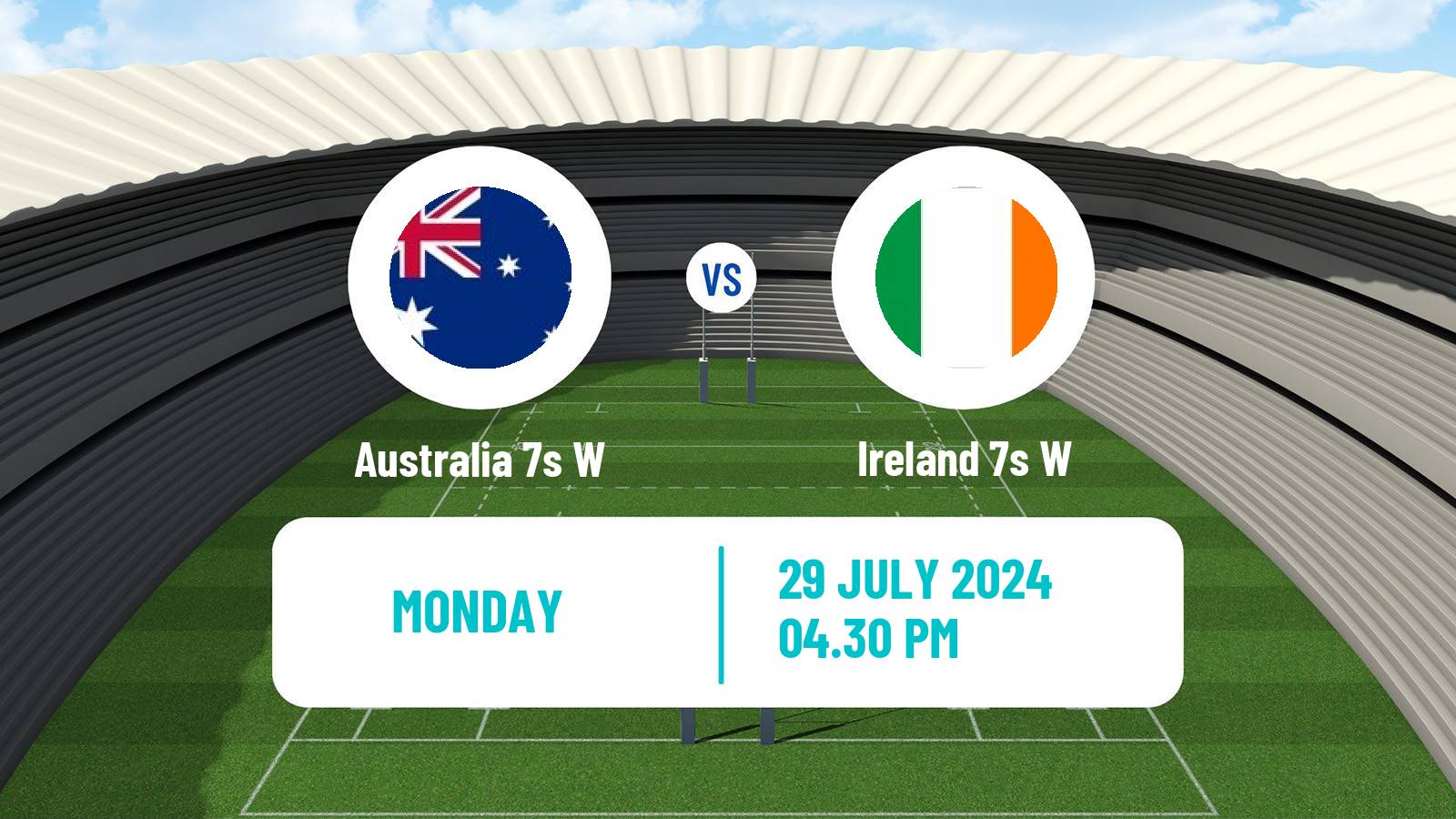 Rugby union Olympic Games 7s Rugby Women Australia 7s W - Ireland 7s W