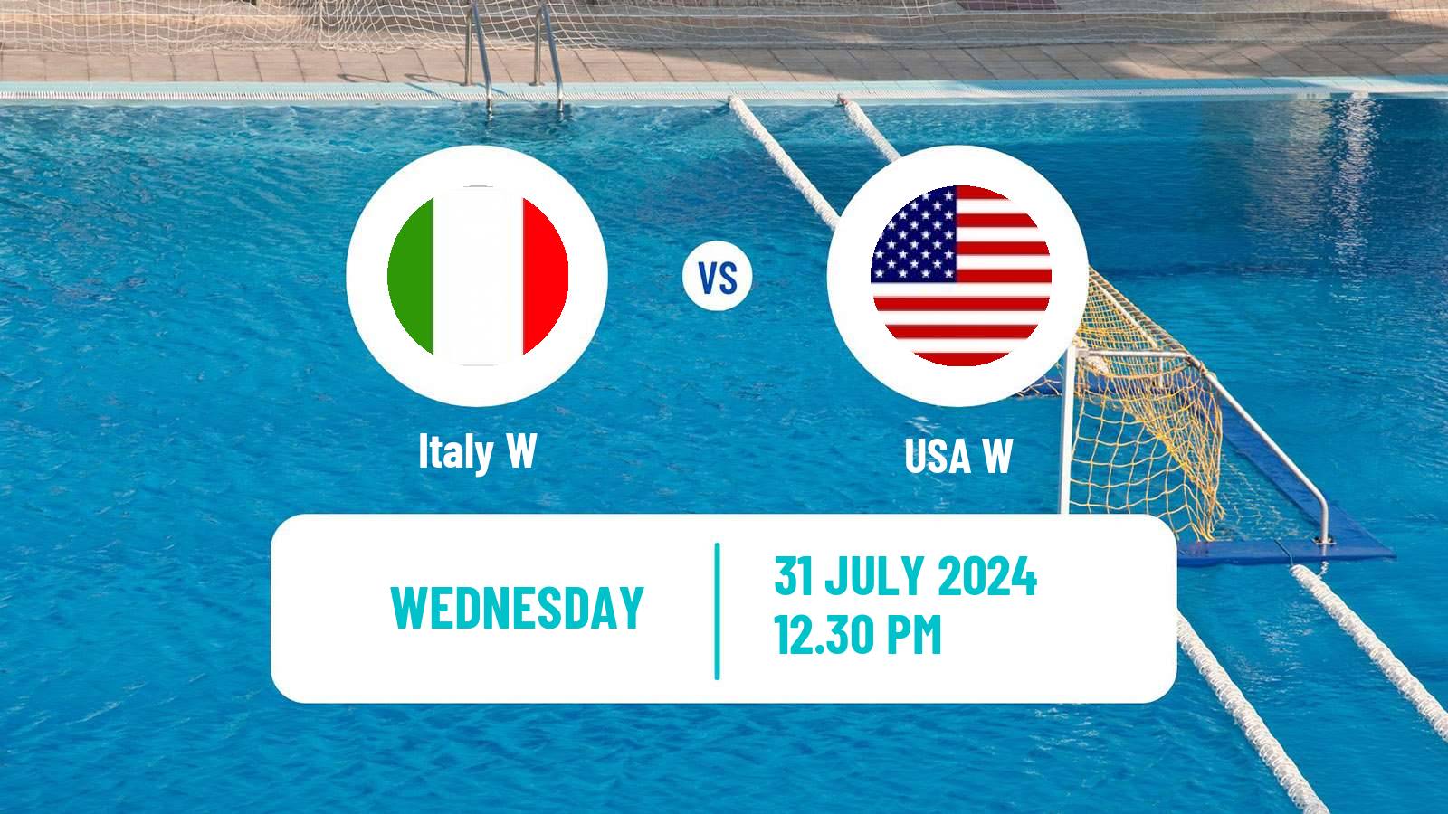 Water polo Olympic Games - Water polo Women Italy W - USA W