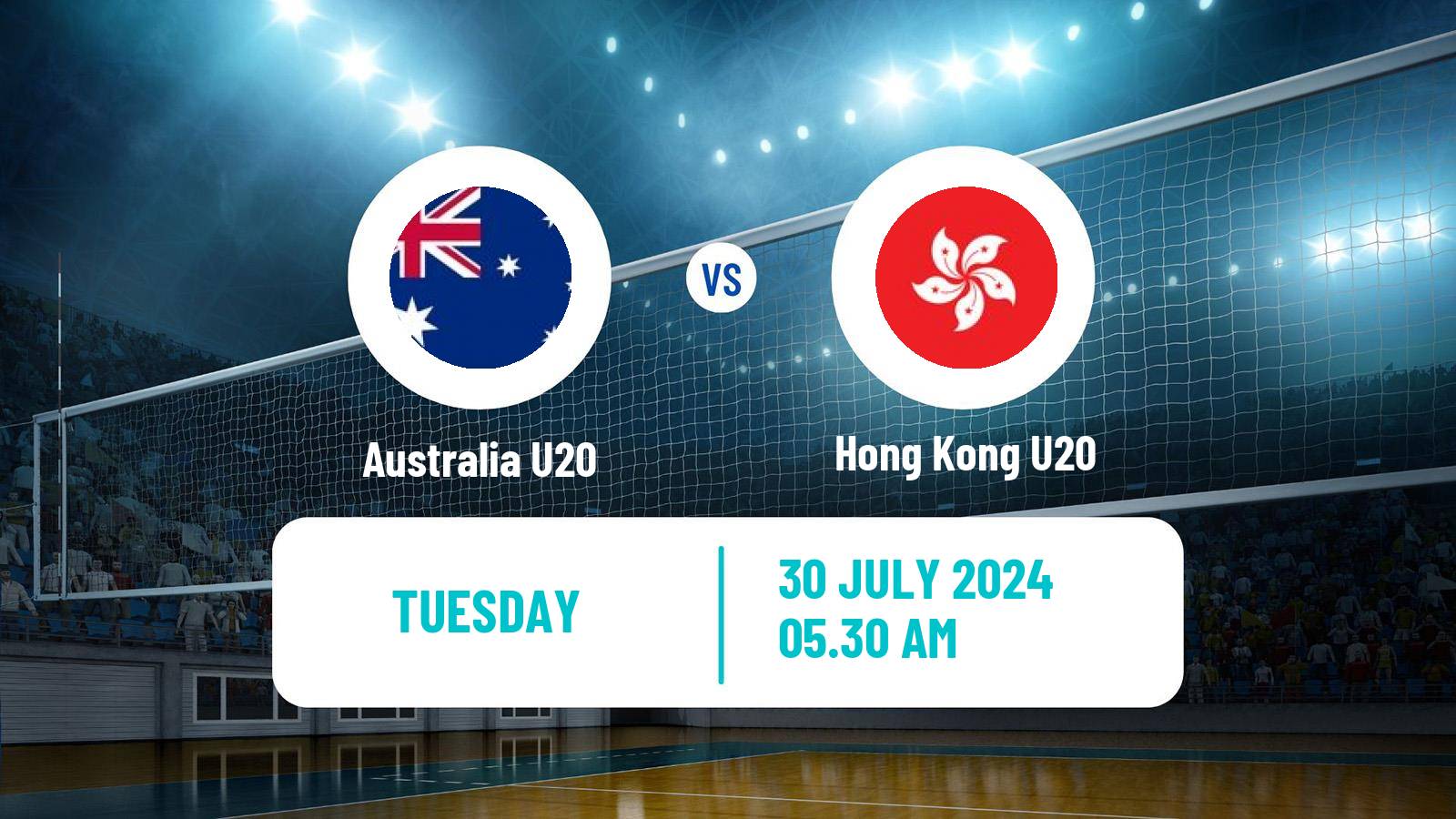 Volleyball Asian Championship U20 Volleyball Australia U20 - Hong Kong U20