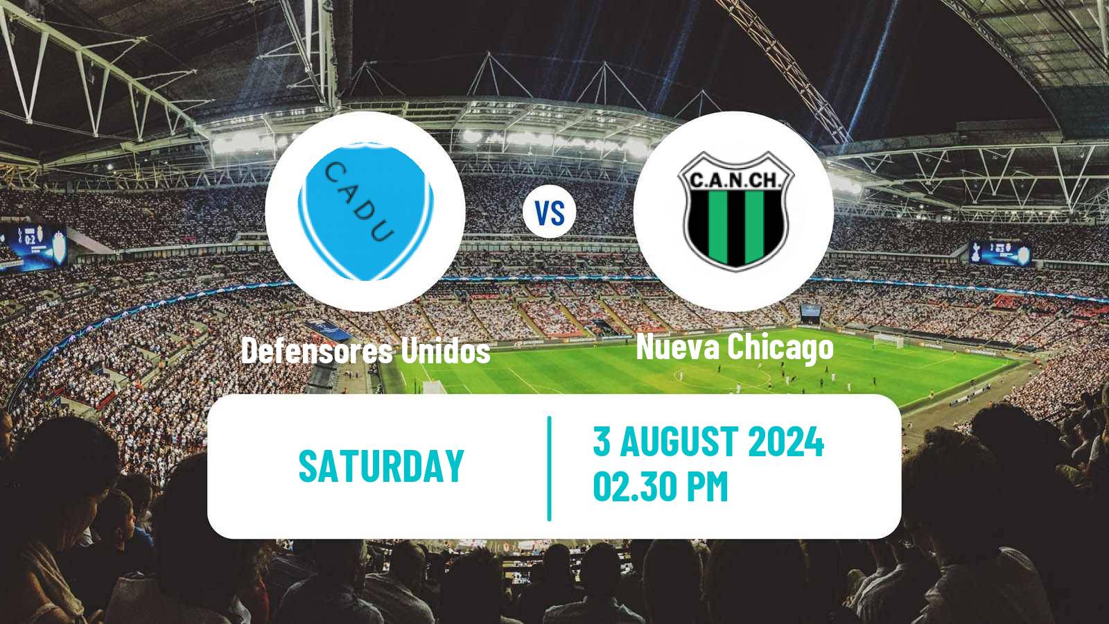 Soccer Argentinian Primera Nacional Defensores Unidos - Nueva Chicago