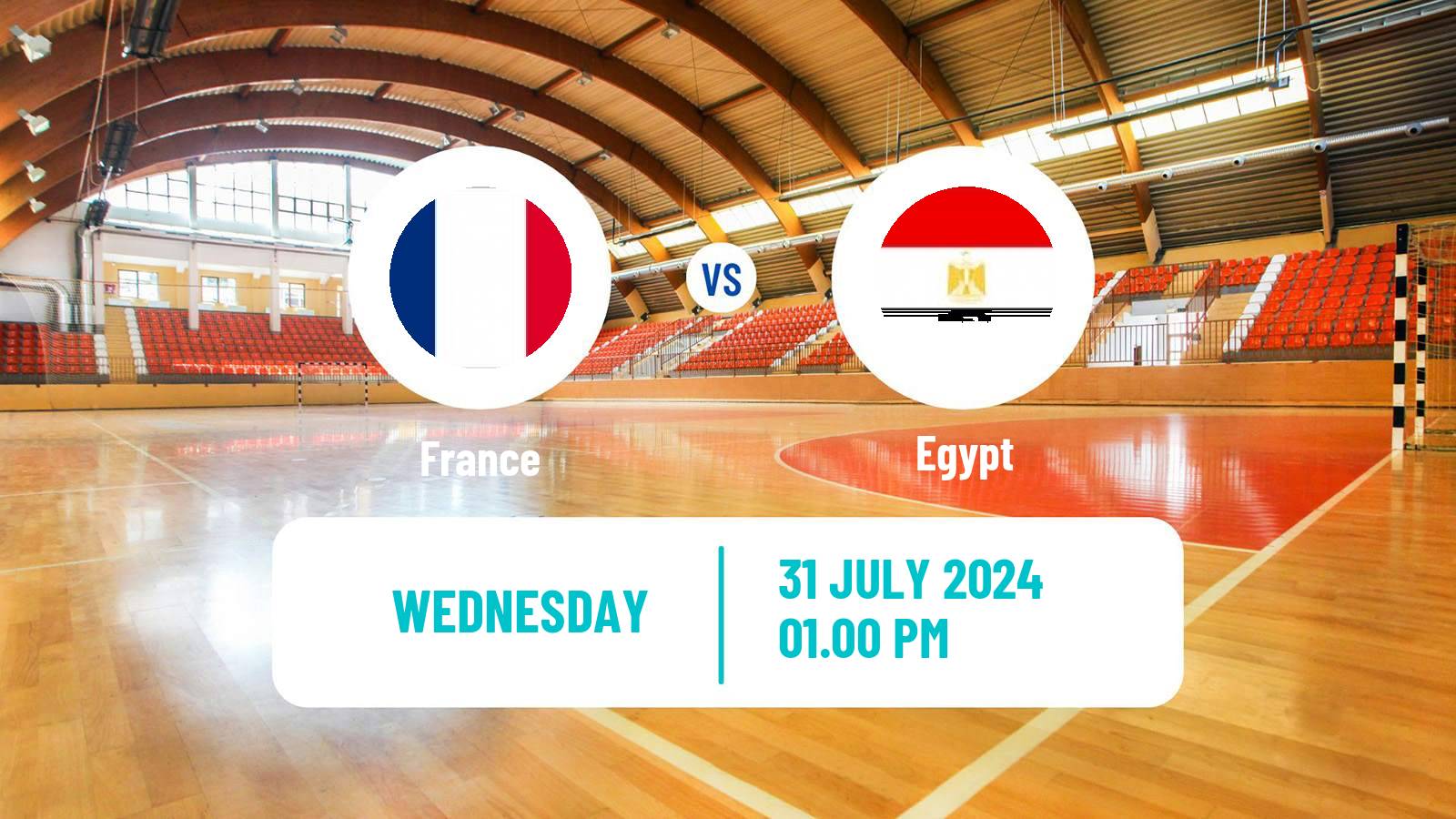 Handball Olympic Games - Handball France - Egypt