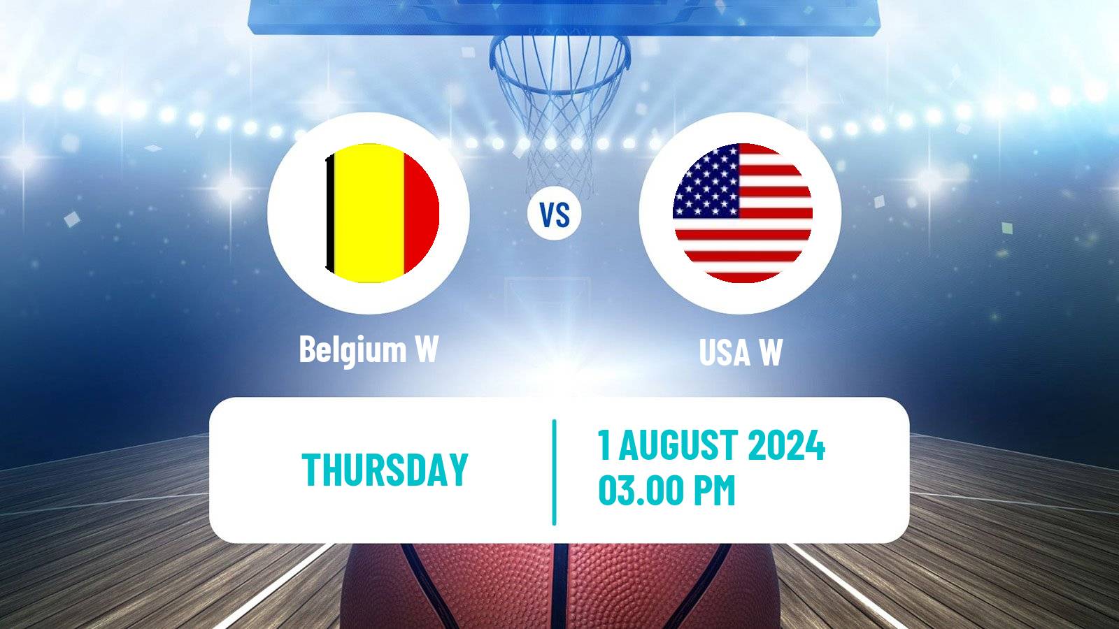 Basketball Olympic Games - Basketball Women Belgium W - USA W