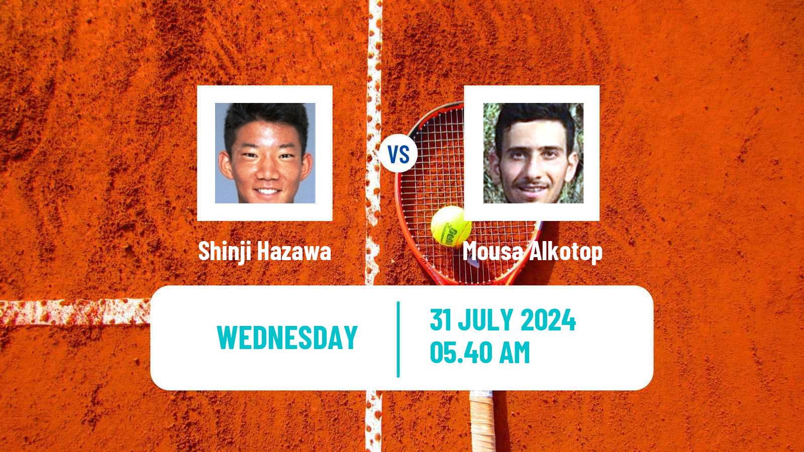 Tennis ITF M15 Monastir 31 Men Shinji Hazawa - Mousa Alkotop