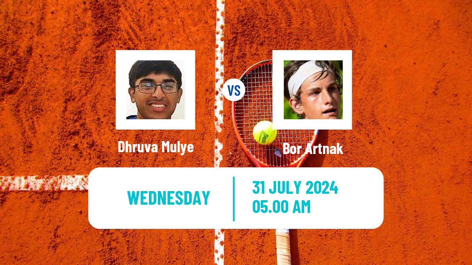 Tennis ITF M25 Brazzaville Men Dhruva Mulye - Bor Artnak