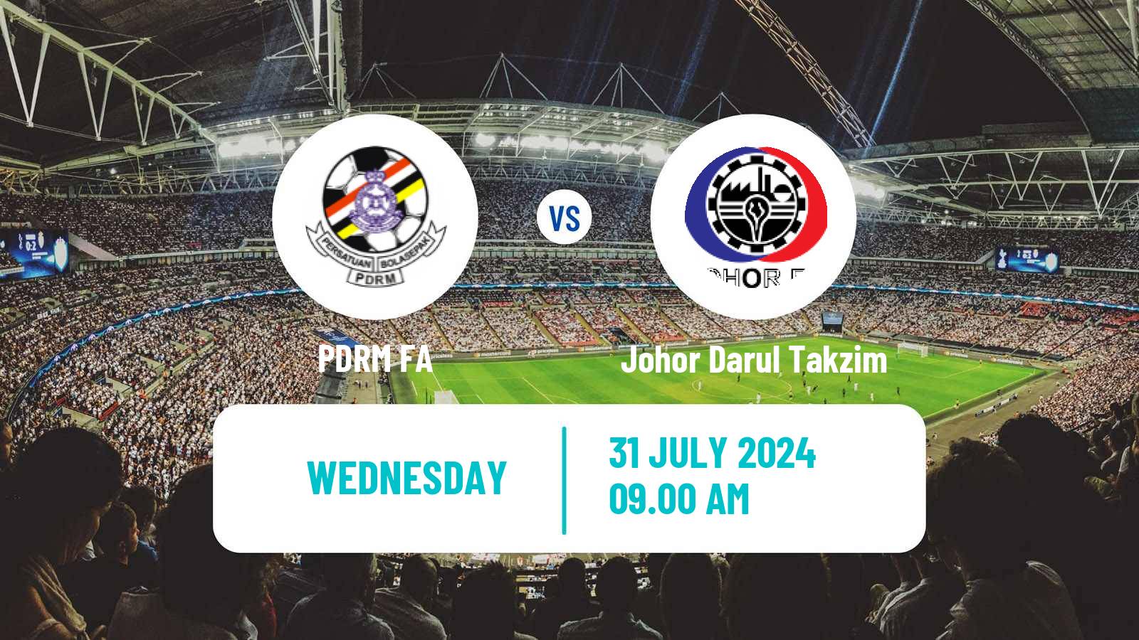 Soccer Malaysian Super League PDRM FA - Johor Darul Takzim