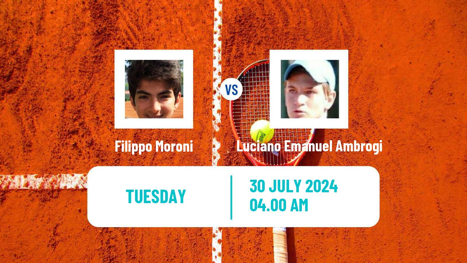 Tennis ITF M25 Bolzano Men Filippo Moroni - Luciano Emanuel Ambrogi