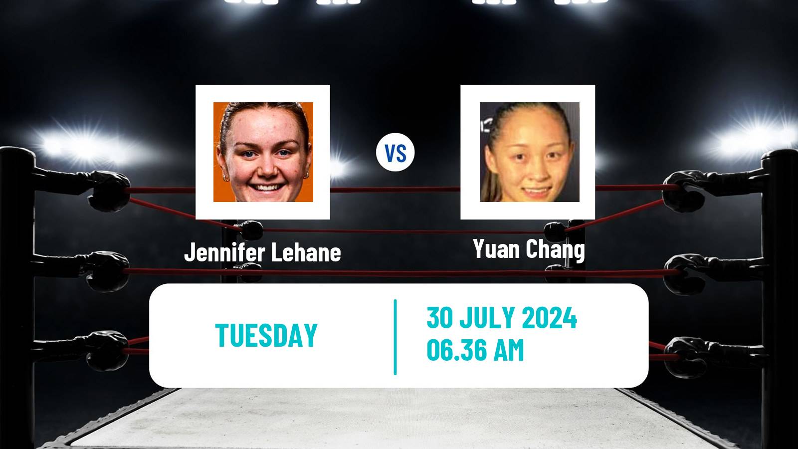 Boxing Bantamweight Olympic Games Women Jennifer Lehane - Yuan Chang