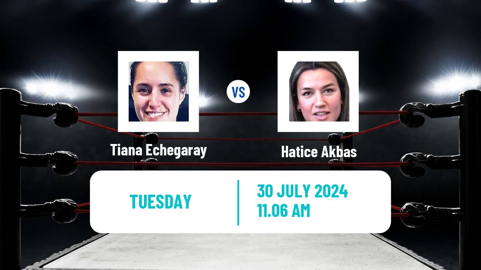 Boxing Bantamweight Olympic Games Women Tiana Echegaray - Hatice Akbas