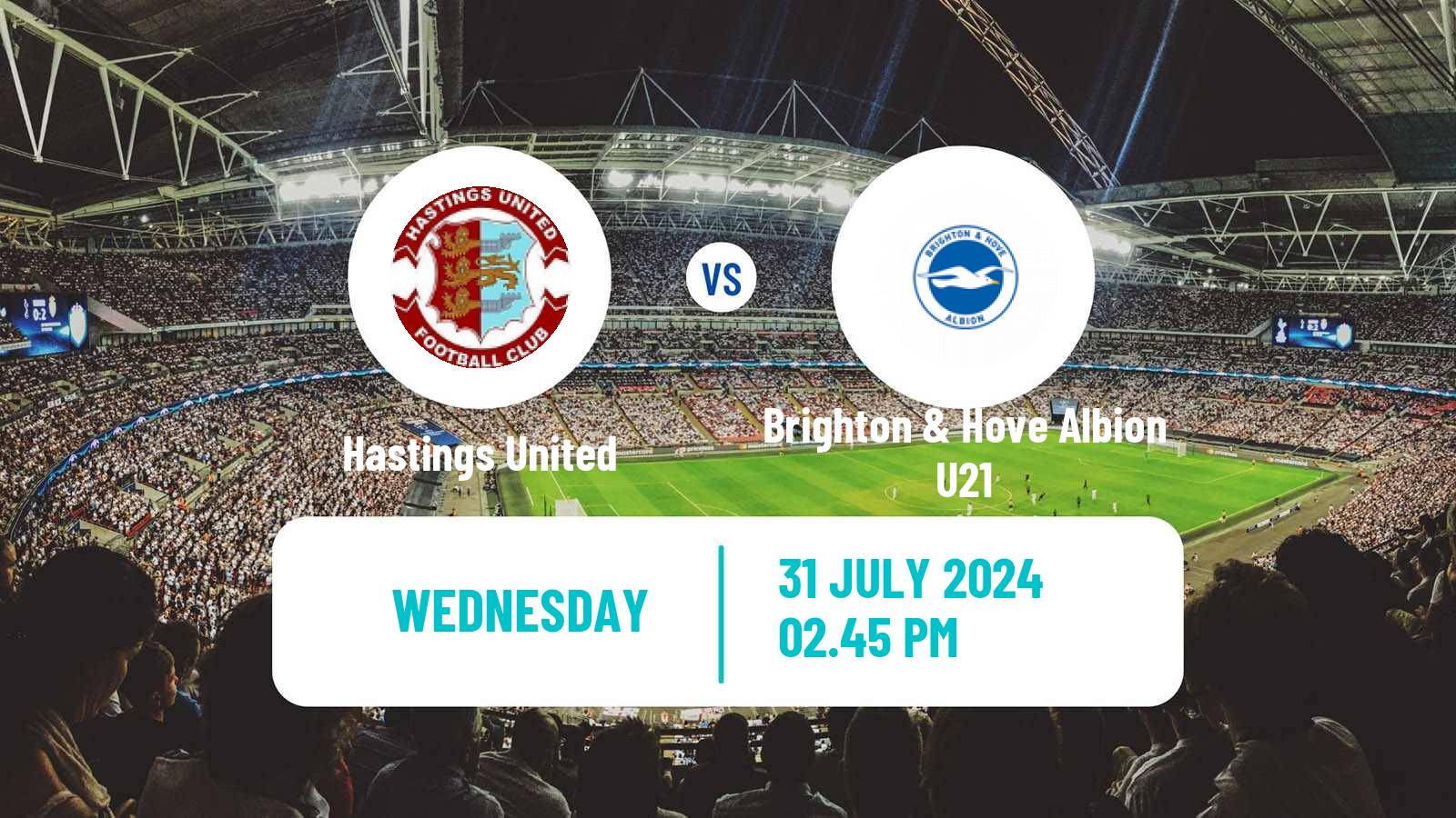 Soccer Club Friendly Hastings United - Brighton & Hove Albion U21