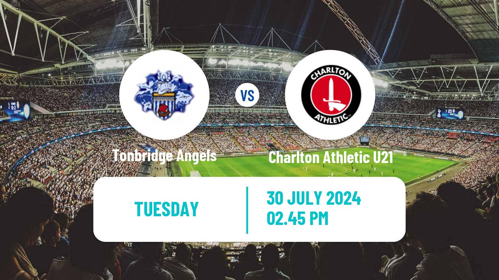 Soccer Club Friendly Tonbridge Angels - Charlton Athletic U21