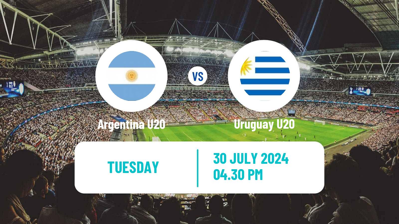 Soccer COTIF Tournament Argentina U20 - Uruguay U20