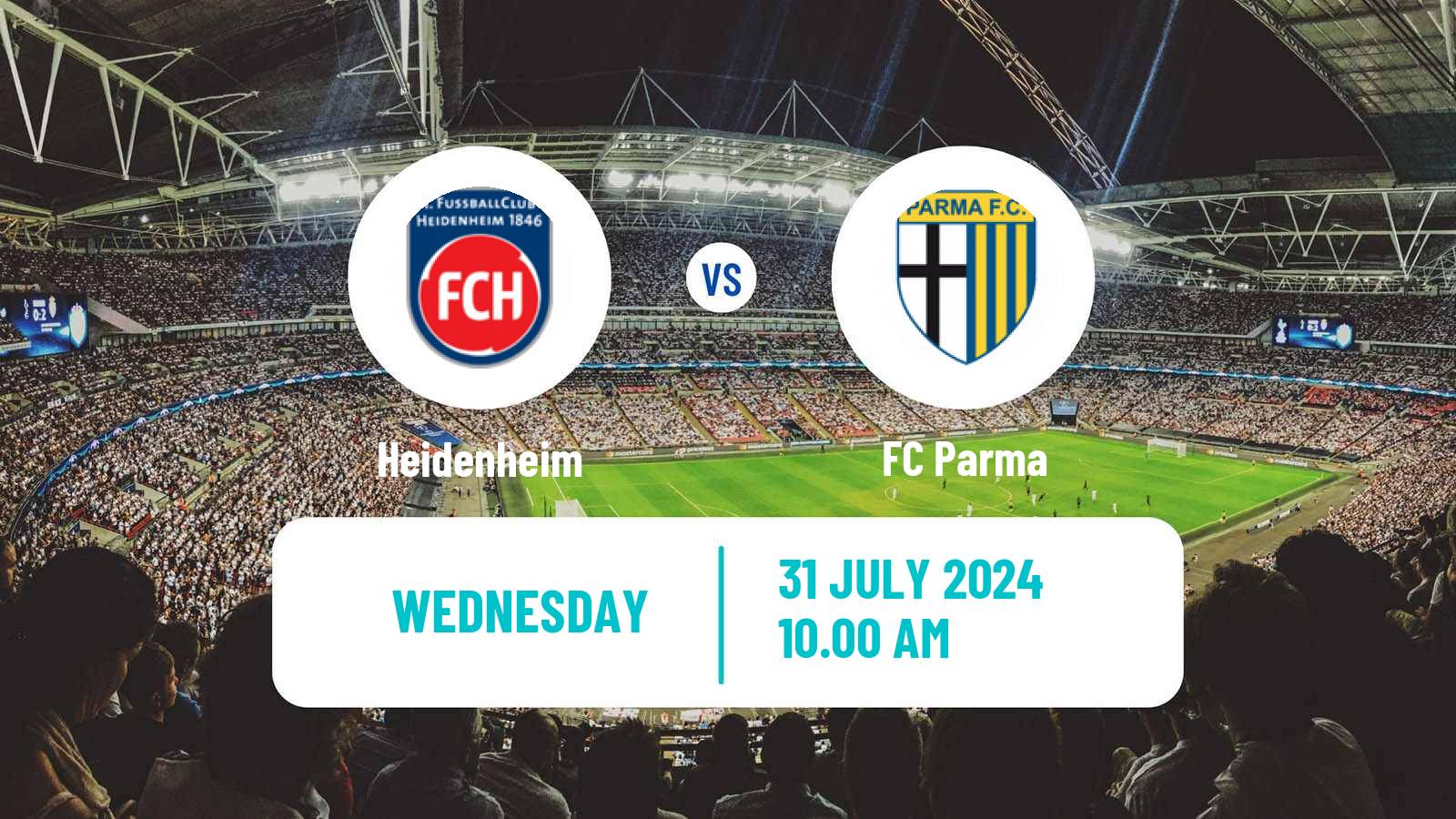 Soccer Club Friendly Heidenheim - Parma