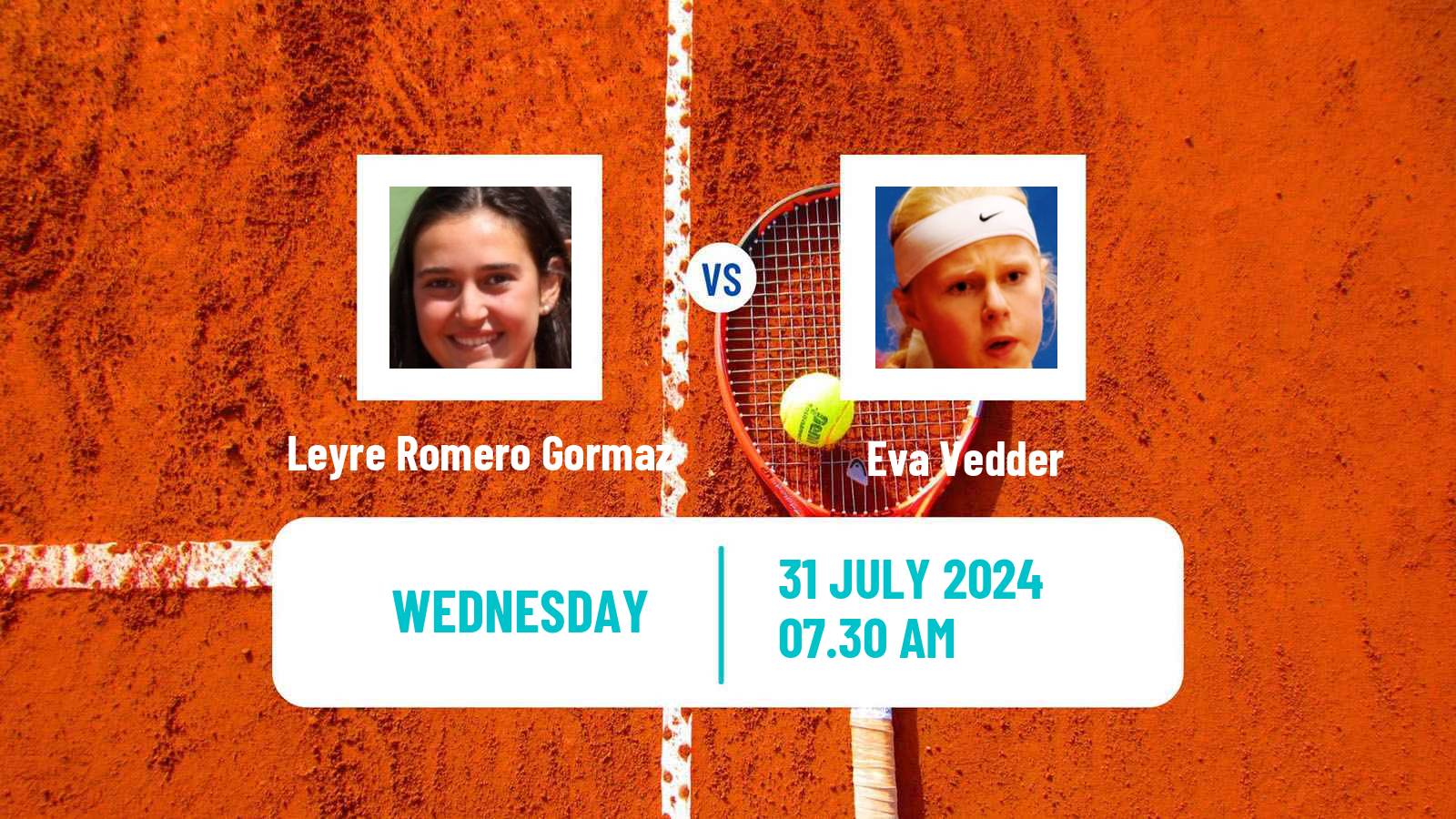 Tennis ITF W75 Cordenons Women Leyre Romero Gormaz - Eva Vedder