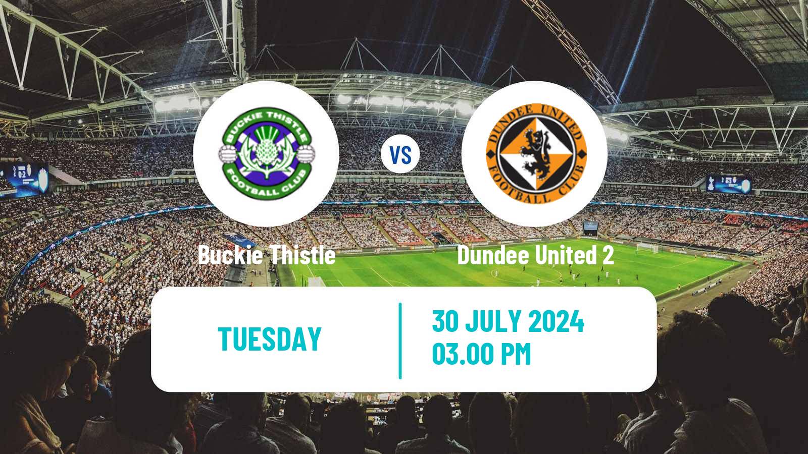 Soccer Scottish Challenge Cup Buckie Thistle - Dundee United 2