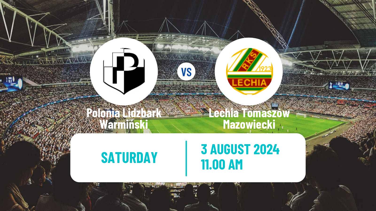 Soccer Polish Division 3 - Group I Polonia Lidzbark Warmiński - Lechia Tomaszów Mazowiecki