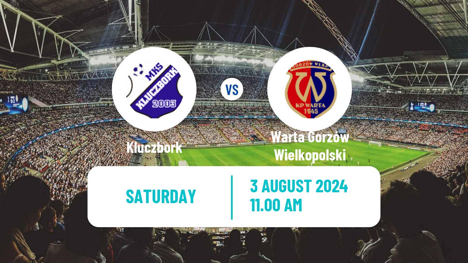 Soccer Polish Division 3 - Group III Kluczbork - Warta Gorzów Wielkopolski