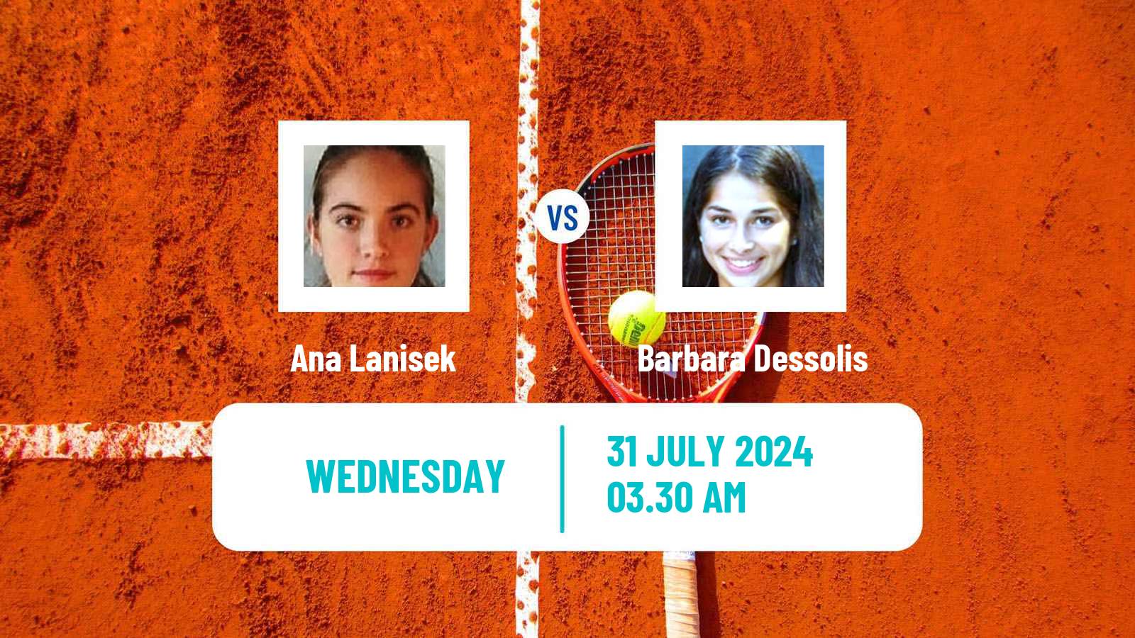 Tennis ITF W15 Rogaska Slatina Women Ana Lanisek - Barbara Dessolis